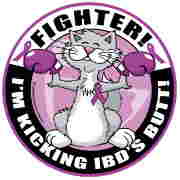 Slogan para gatos luchando contra el IBD