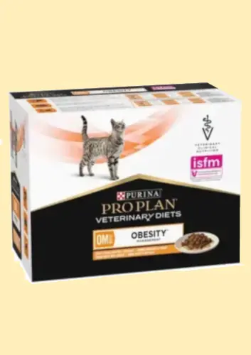 Pack de latas de 85 gr de Purina Feline Obesiy