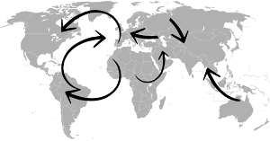 Diseminación mundial del virus de la parvo