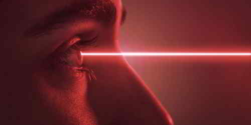 laser dana ojo humano