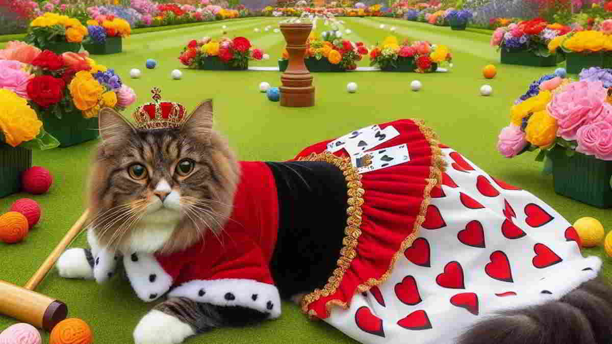 Gato disfrazado.