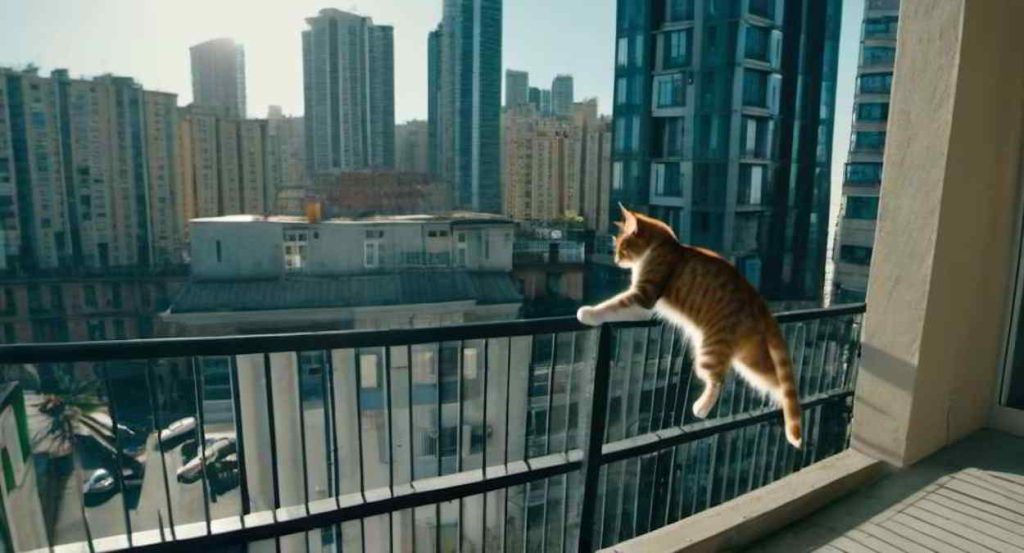 sindrome del gato paracaidista